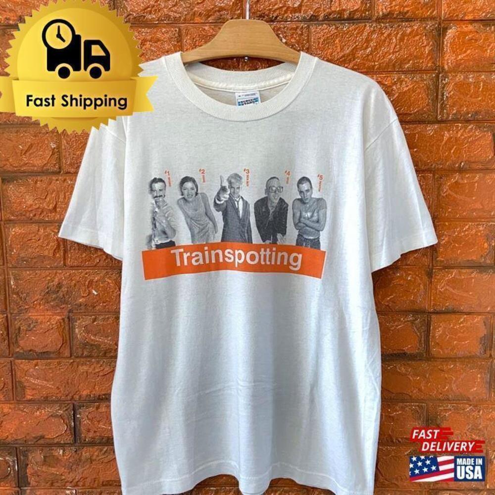 Trainspotting 1996 Movie Cast Retro Film Graphic Unisex T-Shirt